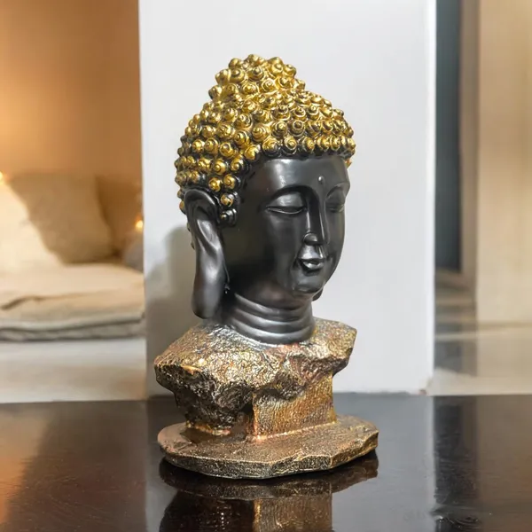 Black_&_Golden_Buddha_Bust_Statue_Buddha_Head_Showpieces_For_Home_Office_Decor