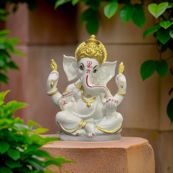 Off_White_&_Golden_Mukut_Ganesh_Marble_Statue_Best_Gift_For_Griha_Pravesh_Ganpati_Murti_Figurine