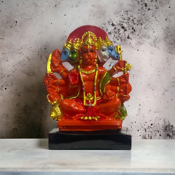 Red_Sinduri_Panchmukhi_Hanuman_Statue