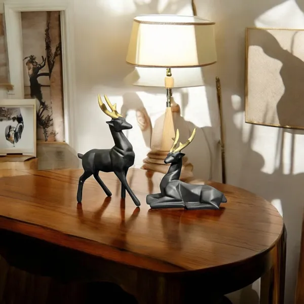 Black_Elegant_Deer_Set_Showpiece_Best_For_Gifting_Office_Home_Decor