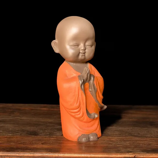 Orange_Welcome_Baby_Monk_Idol_Polyresin_Namaste_Buddha_Statue_For_Home_Decor_Gift