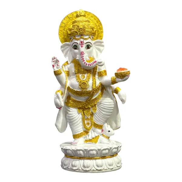 M_Lord_Ganesh_Standing_On_Kamal_Idol