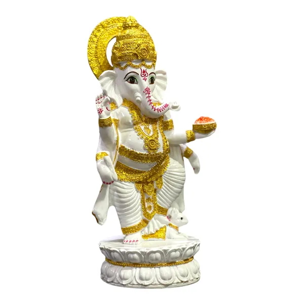 M_Lord_Ganesh_Standing_On_Kamal_Idol