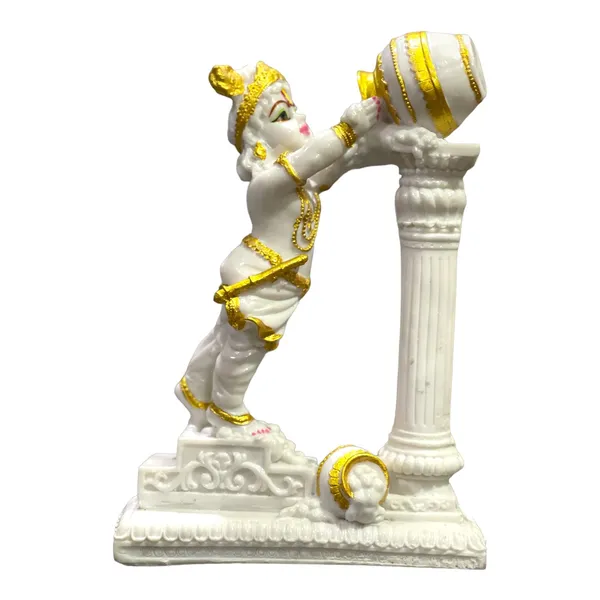 Off_White_Vrindavan_Kanha_Takes_Makhan_From_Matki_Idol