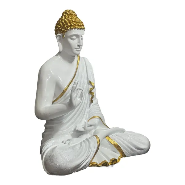 White_Premium_2_Feet_Buddha_Sculpture_Resin_|_Ideal_For_Home_Temple_Balcony_&_Meditation_Corners