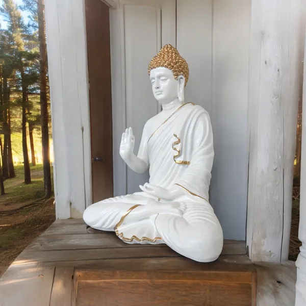 White_Premium_2_Feet_Buddha_Sculpture_Resin_|_Ideal_For_Home_Temple_Balcony_&_Meditation_Corners