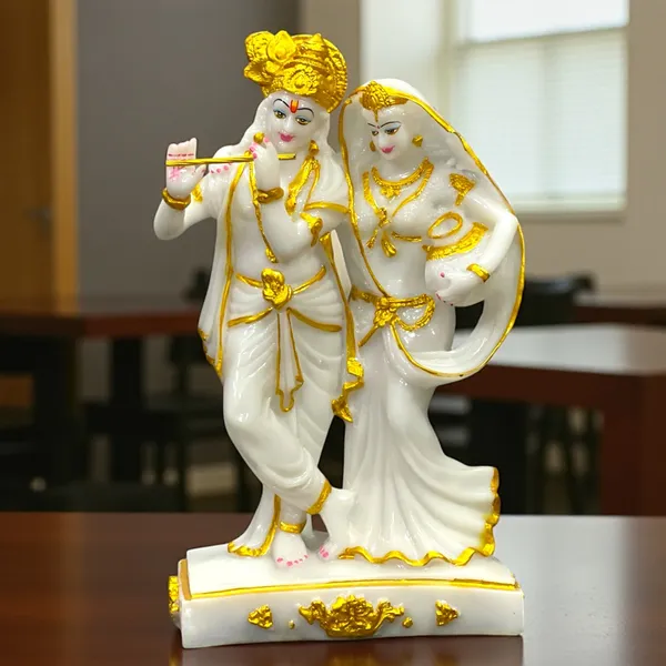 Off_White_&_Golden_Radha_Krishna_1.5_Feet_Composite_Marble_Statue_Handcrafted_Murti_For_Temple_Home_&_Gifting