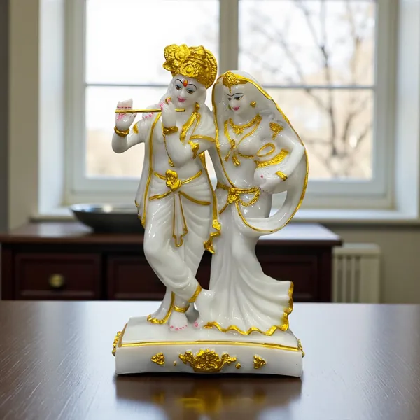 Off_White_&_Golden_Radha_Krishna_1.5_Feet_Composite_Marble_Statue_Handcrafted_Murti_For_Temple_Home_&_Gifting