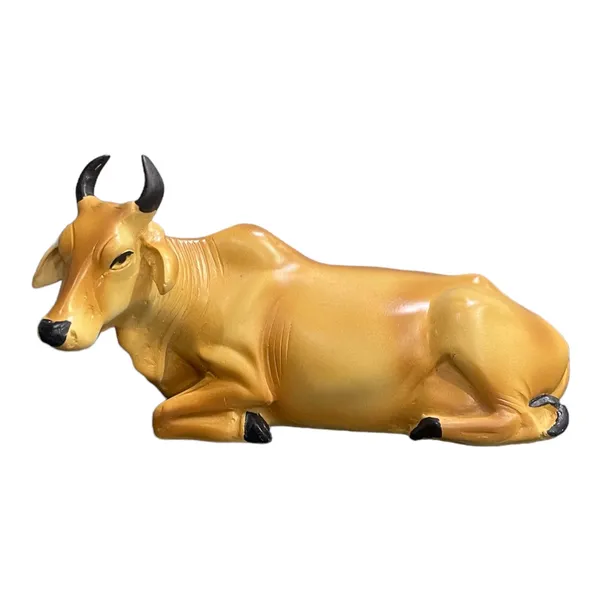 Yellow_Sitting_Nandi_Cow_Statue_Shiva_Bull_For_Religious_Pooja_And_Home_Showpiece