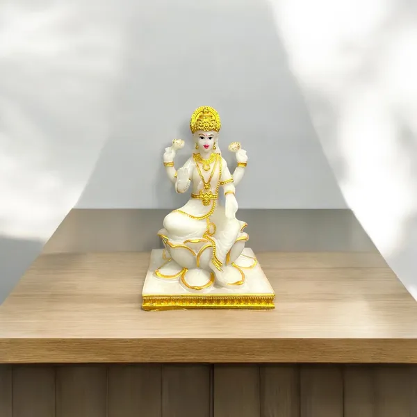 Off_White_&_Golden_Lord_Laxmi_Murti_Marble_Look_For_Made_In_India