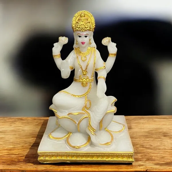 Off_White_&_Golden_Lord_Laxmi_Murti_Marble_Look_For_Made_In_India