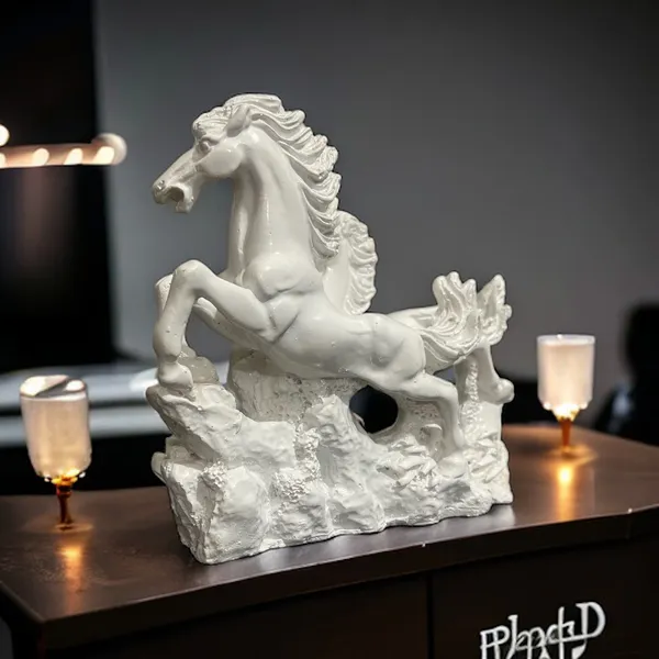 White_Resin_White_Running_Horses_For_Feng_Shui_And_Vastu_For_Positive_Energy