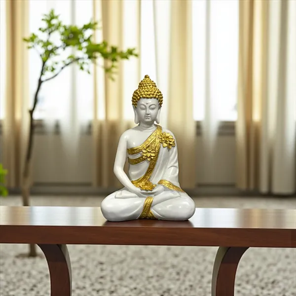 White_Meditating_Buddha_Look_Marble_Idol_Symbolic_Poses_The_Best_Gift_For_Friends