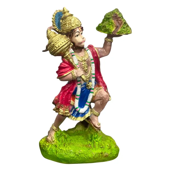 Multicolor_Lord_Hanuman_Bajrang_Bali_Standing_Position_Idol_Statue