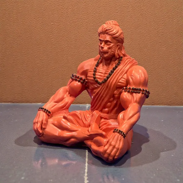 Red_3_Inch_Resin_Hanuman_Idol_In_Sitting_Position_Compact_Car_Dashboard_&_Office_Desk_Showpiece_For_Protection_&_Positivity
