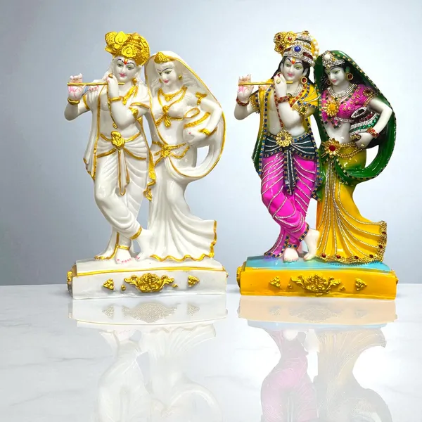 Multicolor_1.5_Feet_Radha_Krishna_Idol_Made_Of_Composite_Marble_Elegant_Home_Temple_Colorful_Decorative_Statue