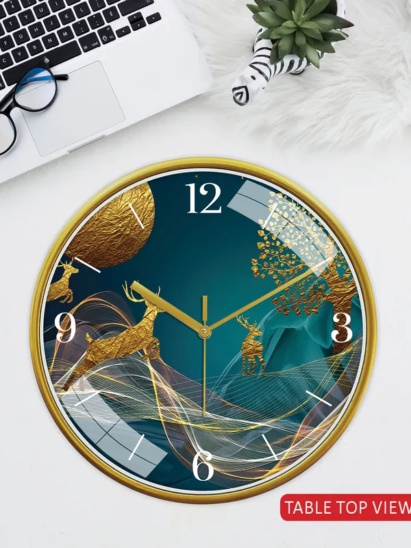 Multicolor_Plastic_Premium_&_Elegant_Sweep_Silent_Clock_For_Home,Office,Living_Room