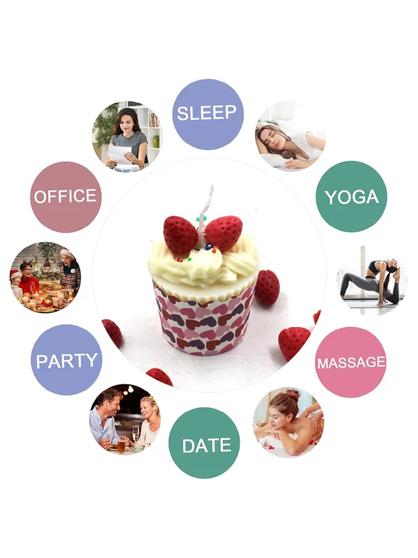 Cup_cake(_Vanilla)_Candle_For_Home,Office,Living_Room
