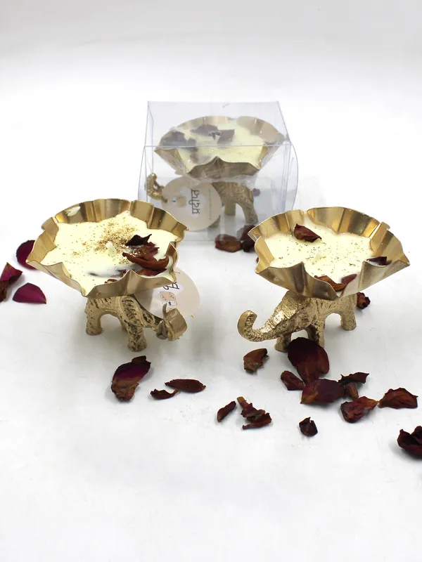 Elephant_urli(_Rose)_Candle_For_Home,Office,Living_Room