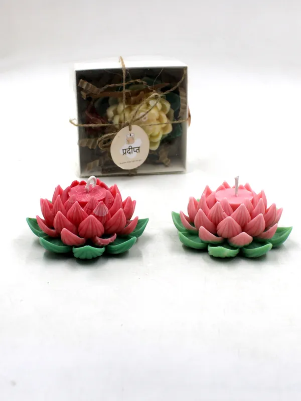 Lotus(_Bouquet_)Candle_For_Home,Office,Living_Room
