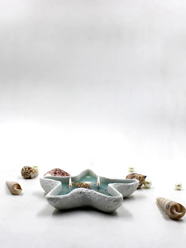 Starfish_shell(Ocean_Breeze_)gel_Candle_For_Home,Office,Living_Room