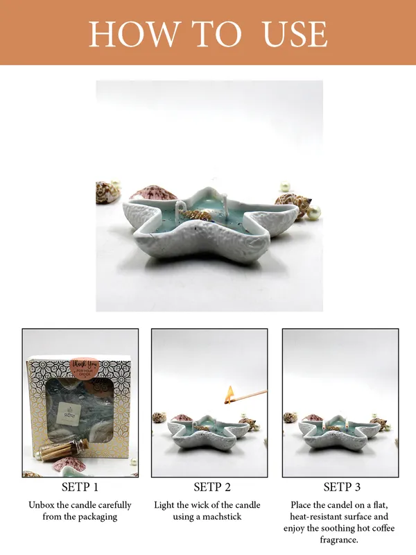 Starfish_shell(Ocean_Breeze_)gel_Candle_For_Home,Office,Living_Room