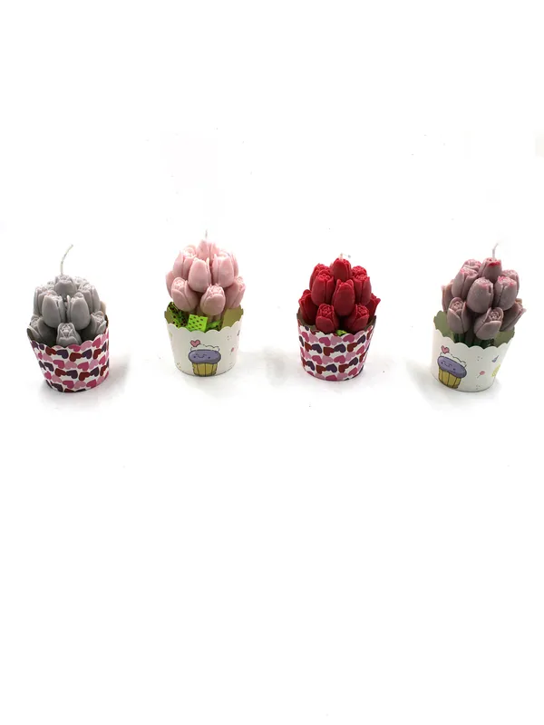 Tulip_Bouquet_Candle_(bouquet)For_Home,Office,Living_Room