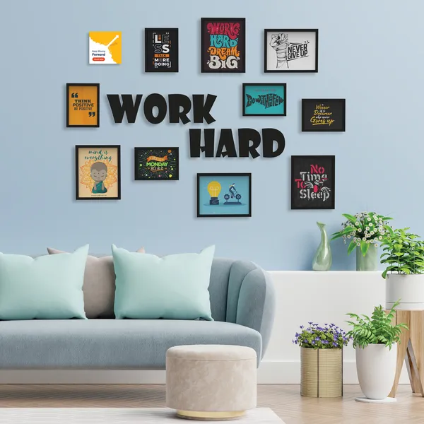 Multicolor_Fiber_Premium_&_Elegant_Quotes_Design_Frame_For_Home,Office,Living_Room_(Set_Of_10)