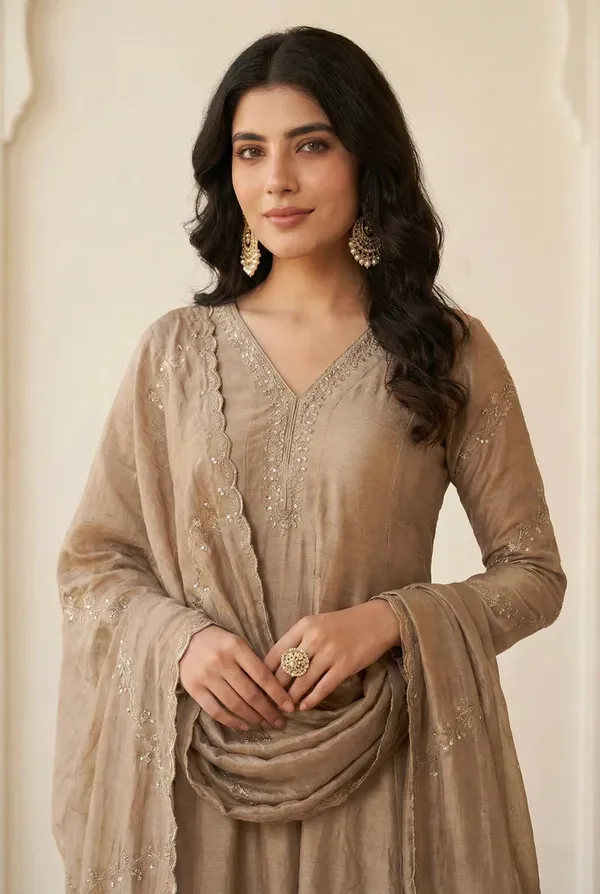 Beige_Earthloom_Anarkali_Set