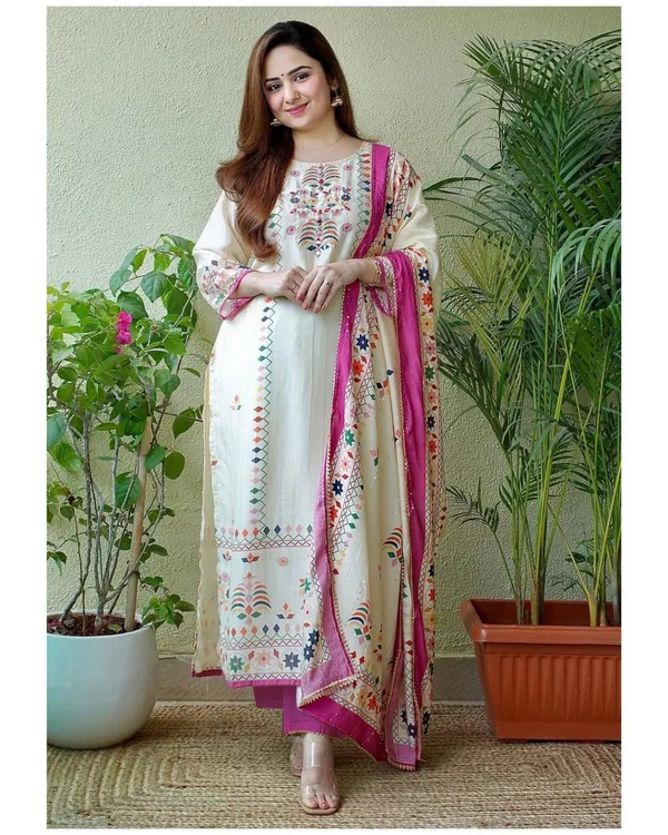Cream_Kurta_Set