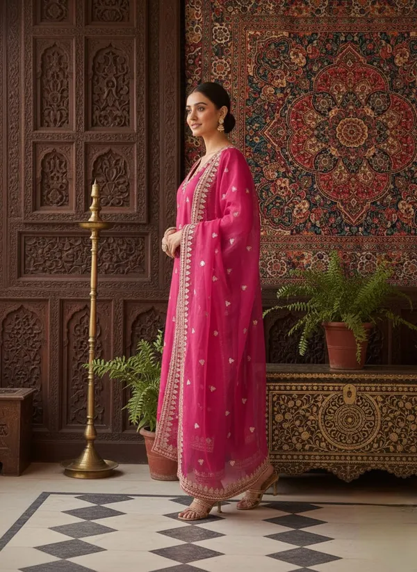 Gulnaar_Pink_Chanderi_Sharara_Set