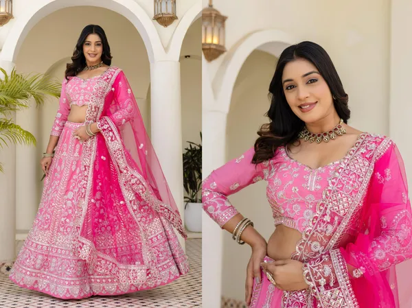 Hot_Pink_Crepe_Silk_Embroidered_Lehenga_Choli_with_Jari_Work_&_Dupatta