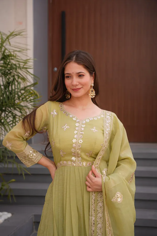 Mehfil_Honeydew_Gown
