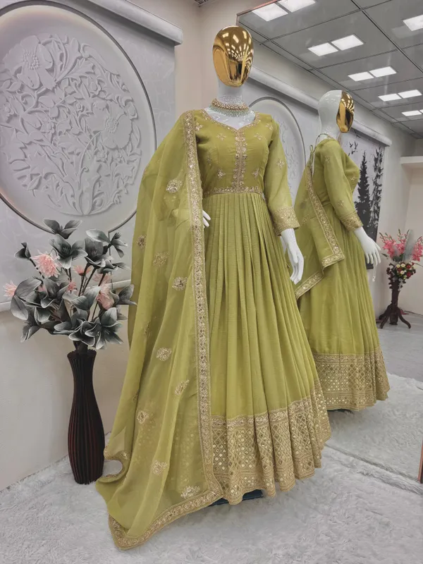 Mehfil_Honeydew_Gown