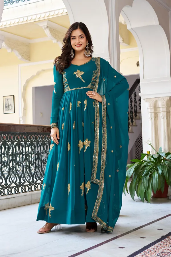 Peacock_Royale_Flare_Gown