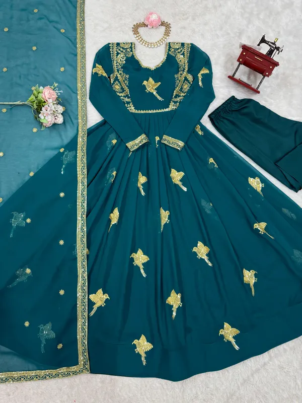 Peacock_Royale_Flare_Gown