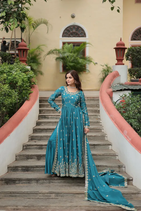 Rama_Chinon_Sequins_Embroidered_Gown_With_Palazzo_For_Women