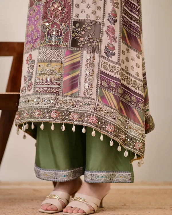 Green_Chiffon_Hand_Work_A-Line_Festive_Suit_Set_For_Women