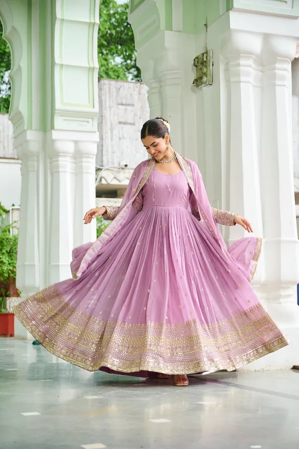 Lavender_Georgette_Embroidered_Gown_For_Women