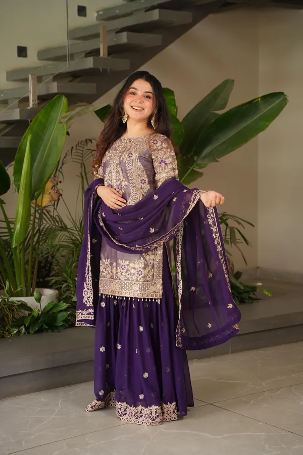 Purple_Coding_Embroidered_Sequence_Work_Sharara_Suit_For_Women