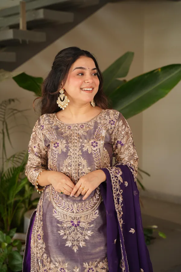 Purple_Coding_Embroidered_Sequence_Work_Sharara_Suit_For_Women