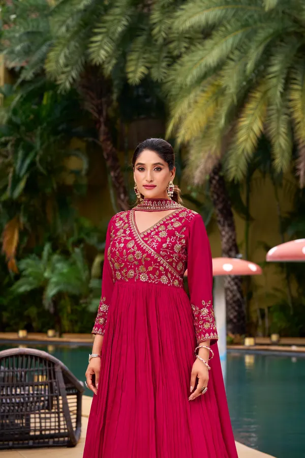 Gulnar_Beads_&_Sequence_Embroidered_Festive_Gown_With_Belt_For_Women