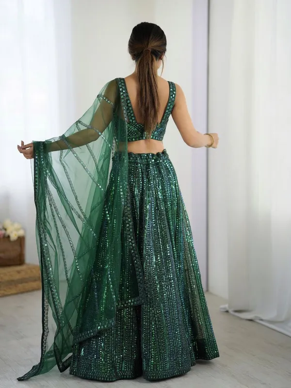 Sparkling_Green_Net_Lehenga_For_Women