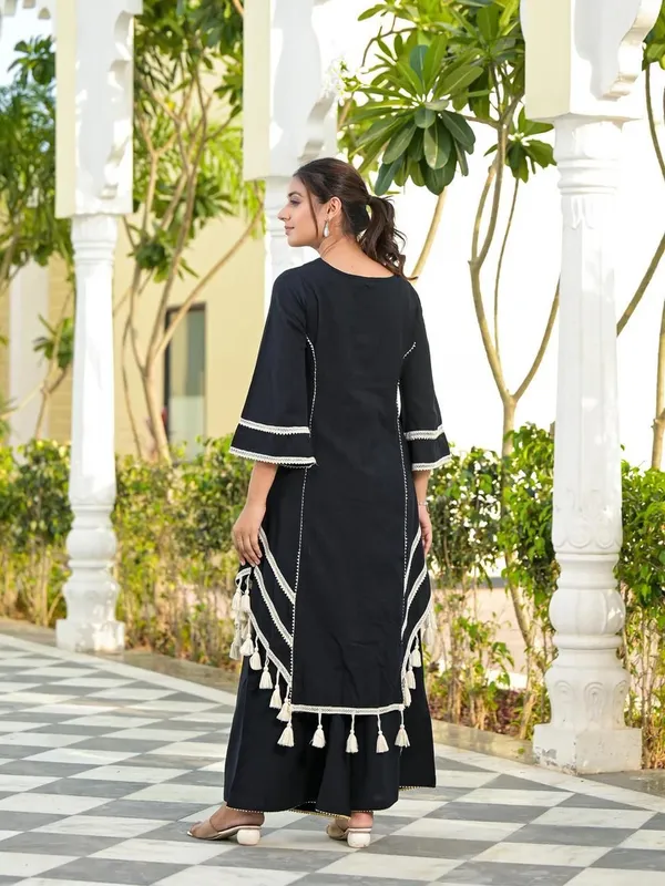 Black_Rayon_Cotton_Thread_Mirror_Work_Kurta_&_Palazzo_Set_For_Women