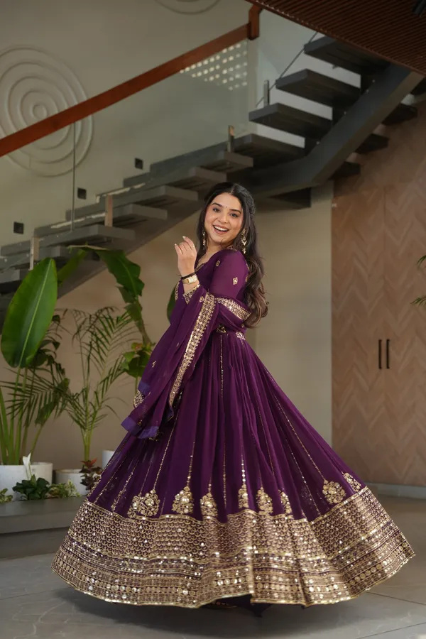 Purple_Blooming_Embroidered_Gown_For_Women
