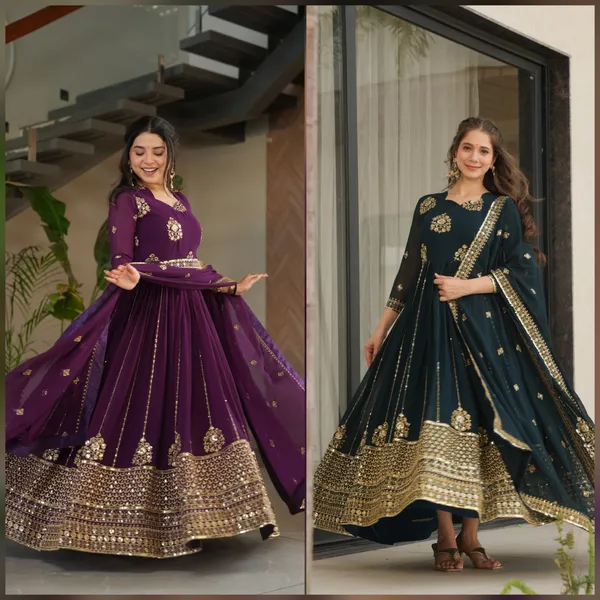 Purple_Blooming_Embroidered_Gown_For_Women