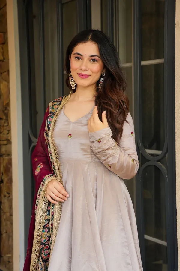 Petal_Festive_Gown_With_Sequence_Embroidered_Dupatta_For_Women