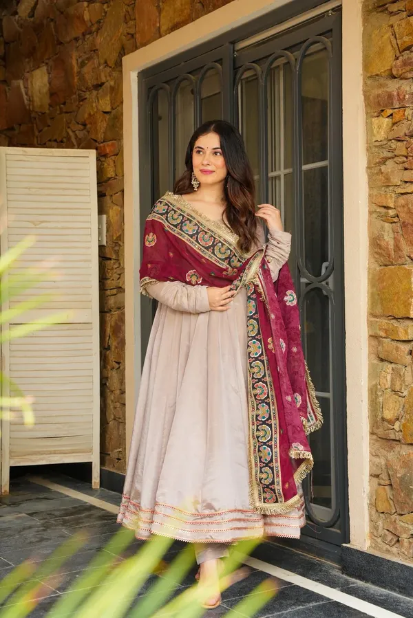 Petal_Festive_Gown_With_Sequence_Embroidered_Dupatta_For_Women