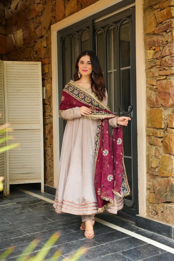 Petal_Festive_Gown_With_Sequence_Embroidered_Dupatta_For_Women