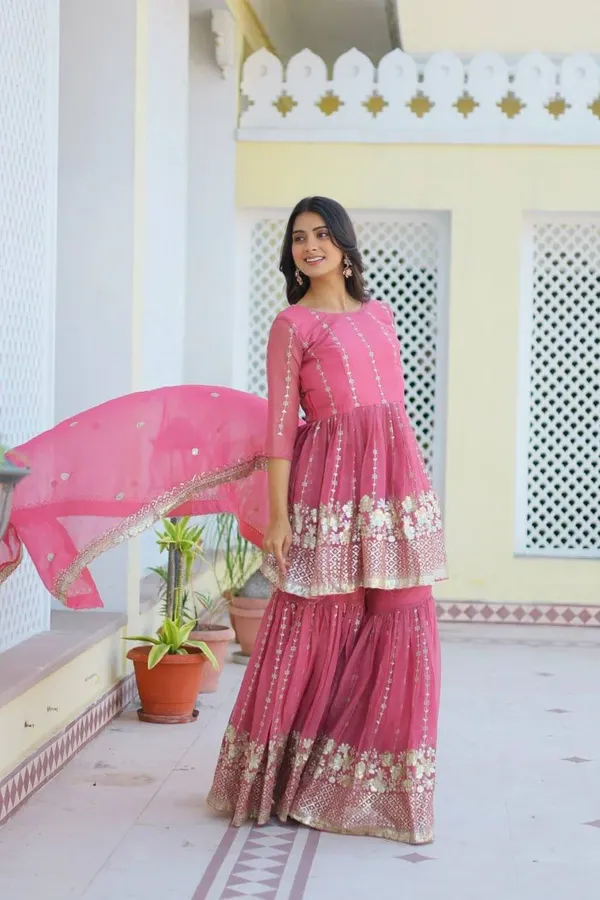 Pink_Shimmer_Sharara_Suit_With_Dupatta_For_Women